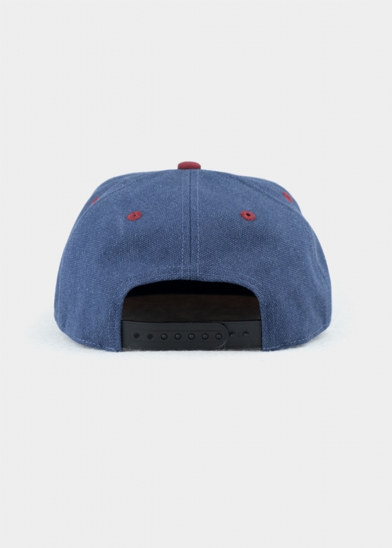 Cap "dicht&ergreifend: Kanvas" - blau (Snapback)